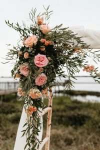 Ceremony details at River House Events