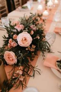 head table at River House wedding